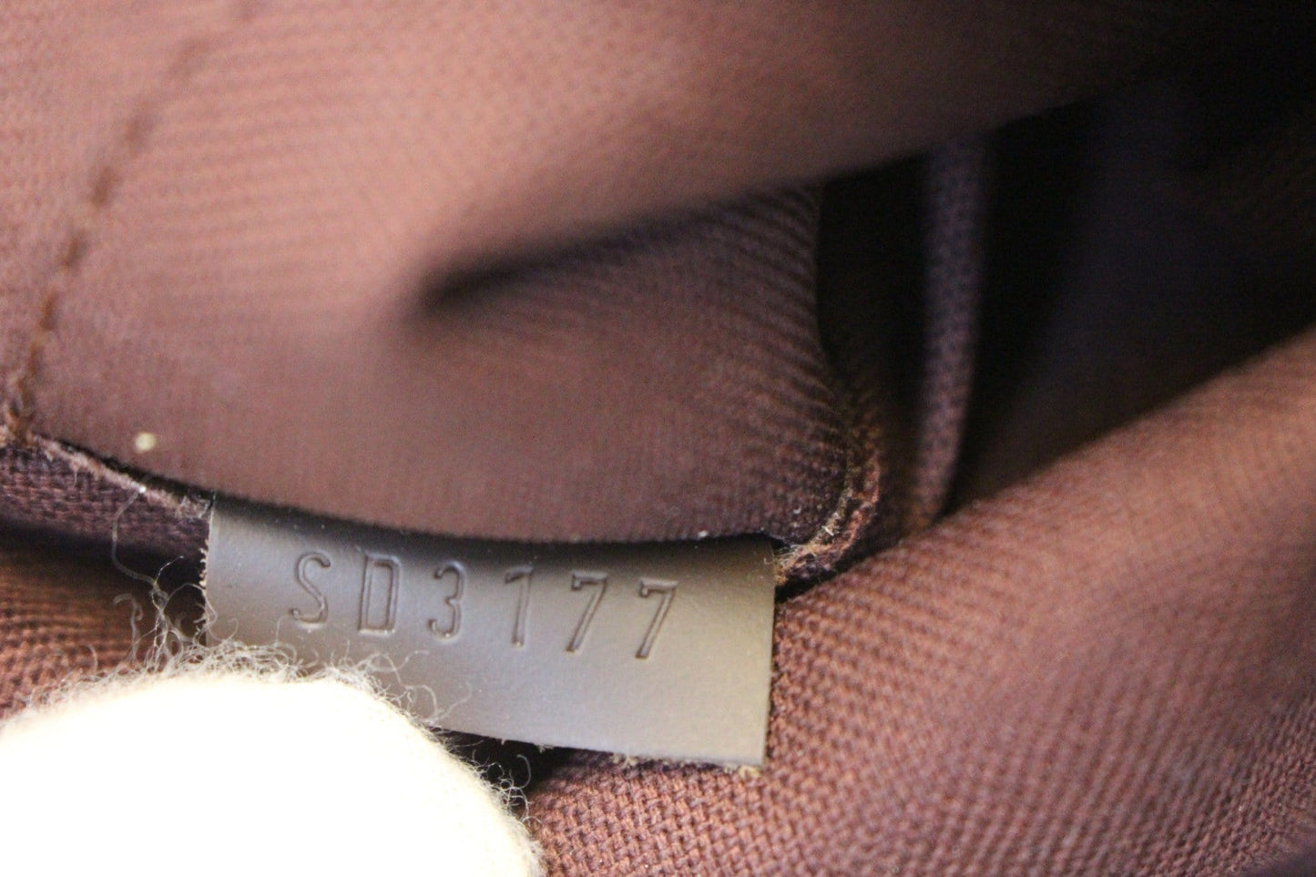 LOUIS VUITTON Iena MM Damier Ebene  Shoulder Bag