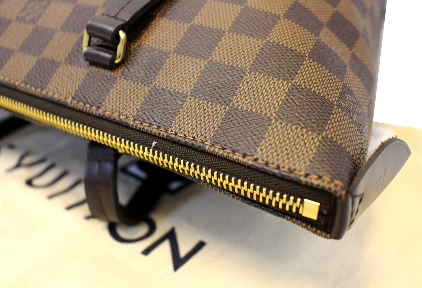 LOUIS VUITTON Iena MM Damier Ebene  Shoulder Bag