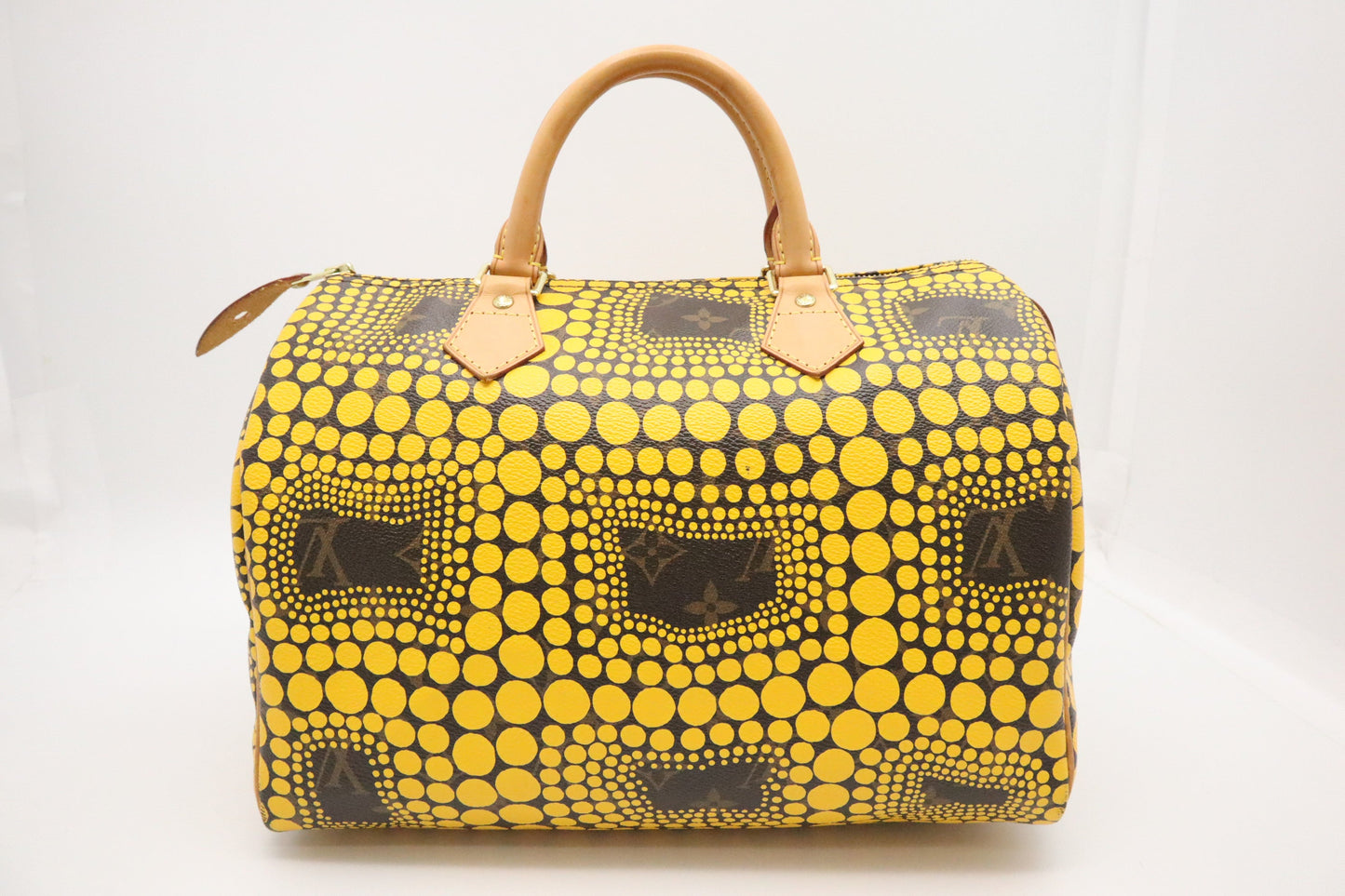 Louis Vuitton x Yayoi Kusama Speedy 30 in Yellow Inifinity Dots Canvas