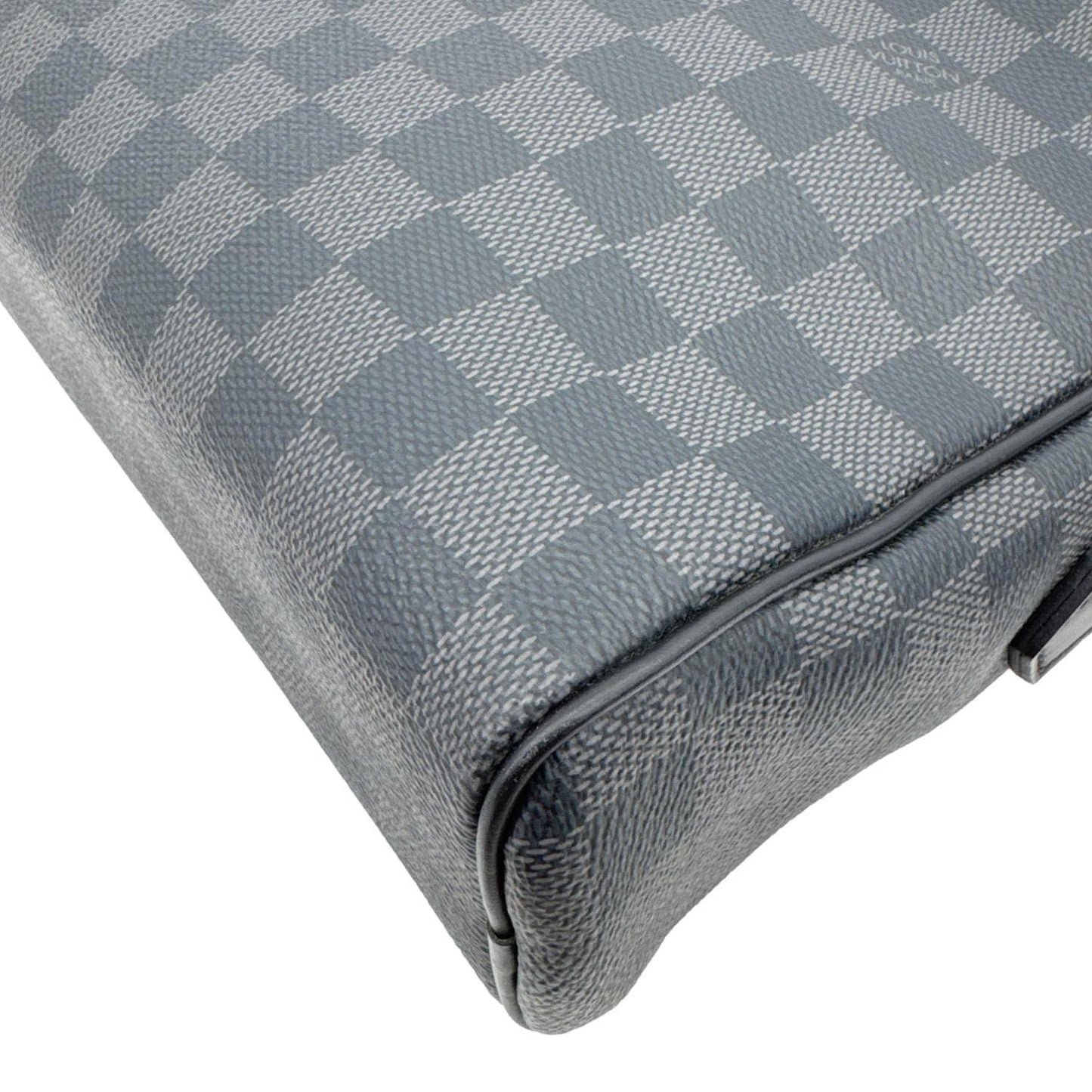 LOUIS VUITTON Dayton Reporter PM Damier Graphite Crossbody Bag Black