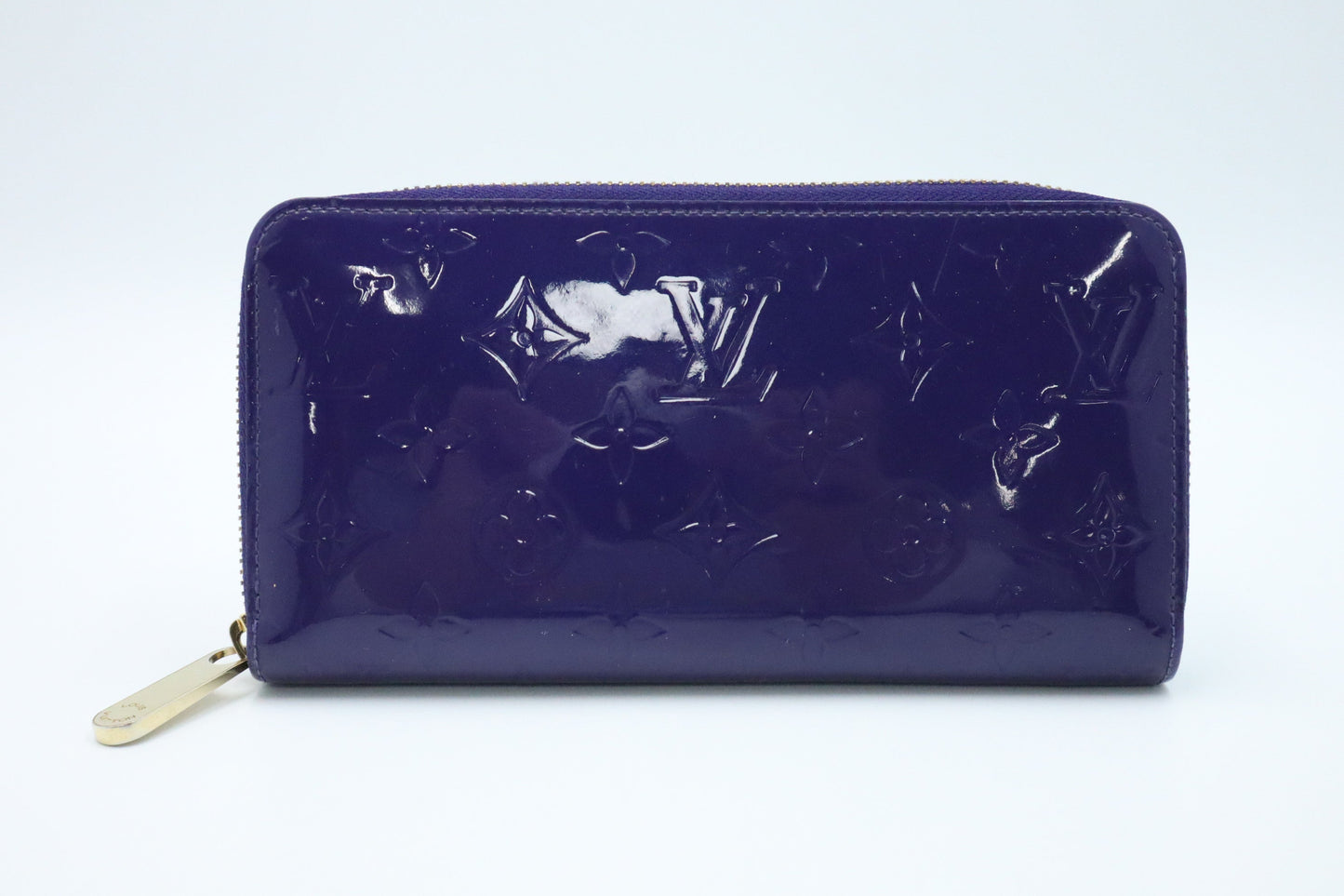 Louis Vuitton Long Zippy Wallet in Purple Vernis