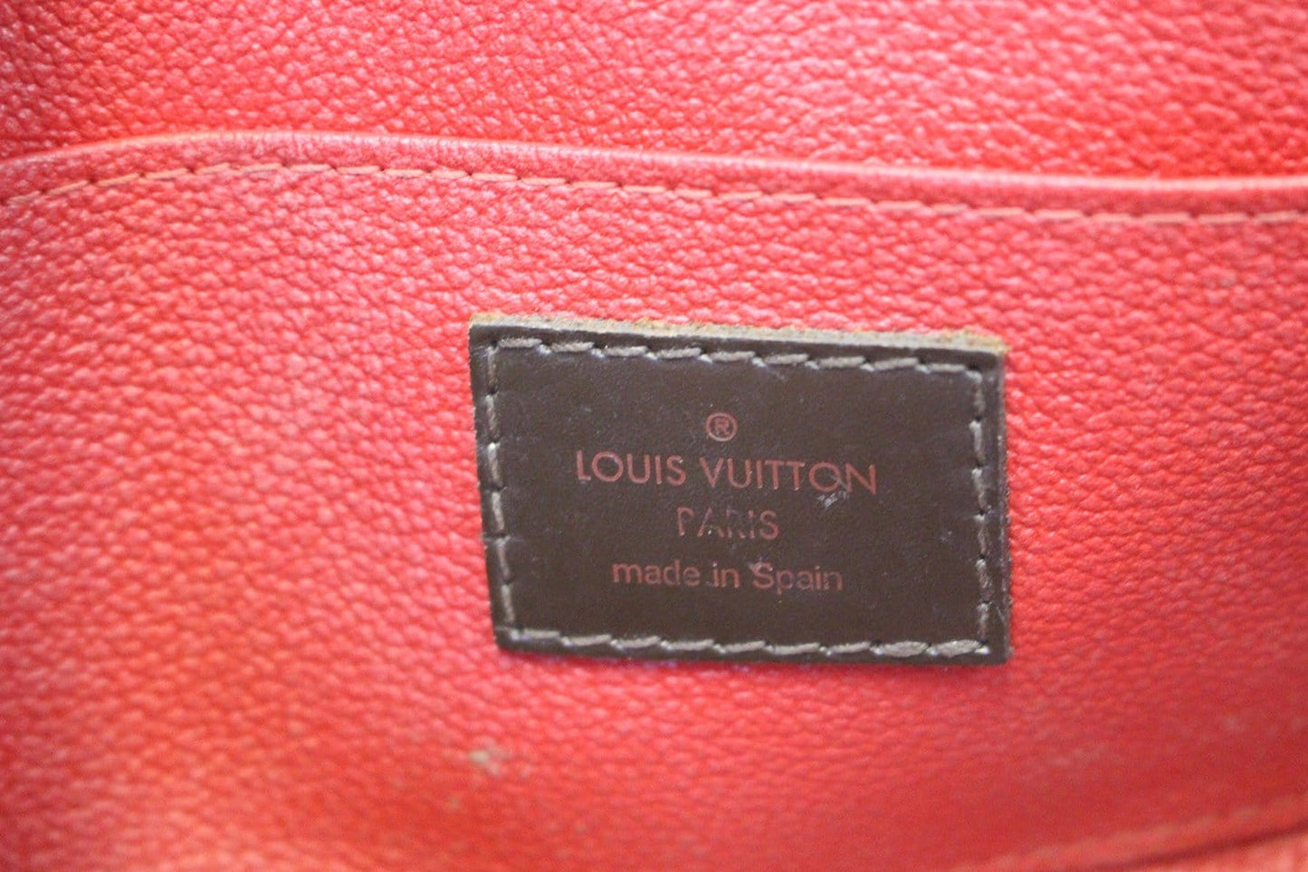 LOUIS VUITTON Damier Ebene Pochette Cosmetic Pouch - Sale