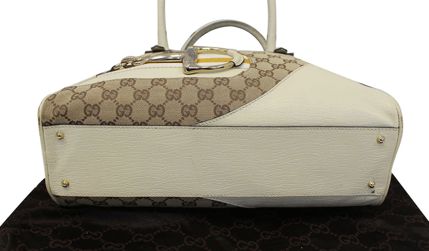 GUCCI Hasler GG Monogram Canvas Shoulder Bag