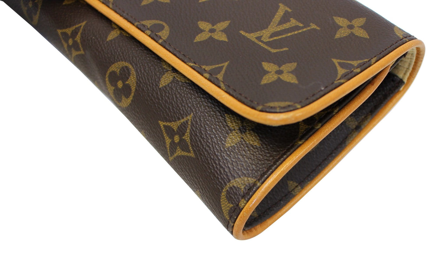 LOUIS VUITTON Twin GM Monogram Canvas Pochette  Shoulder Bag