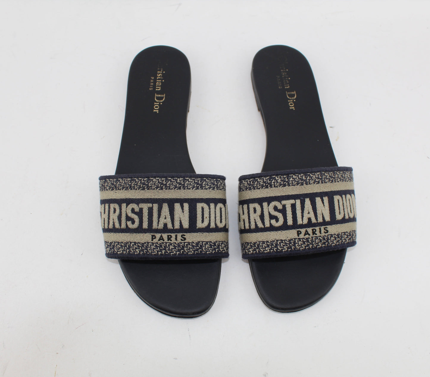 CHRISTIAN DIOR DWAY MULES SIZE 38.5