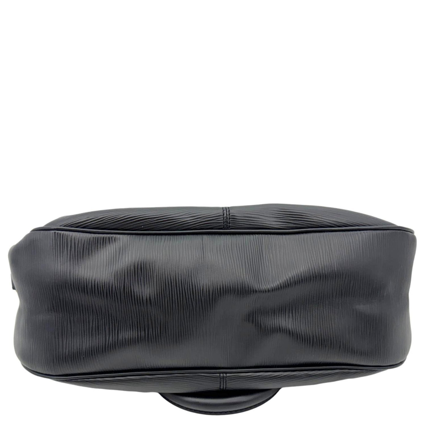 LOUIS VUITTON Dhanura Epi Leather Satchel Bag Black