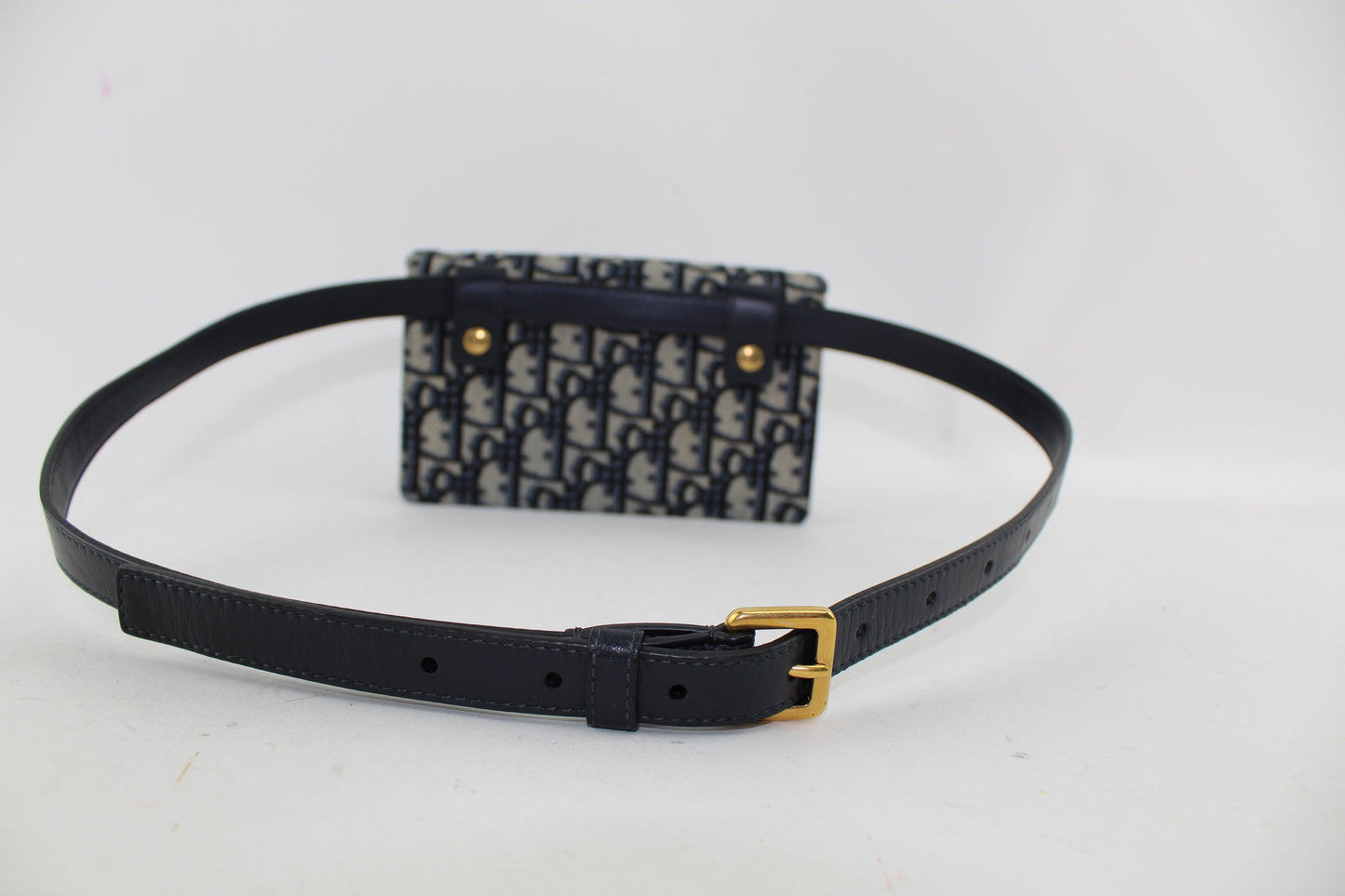 DIOR OBLIQUE SADDLE BELT BAG