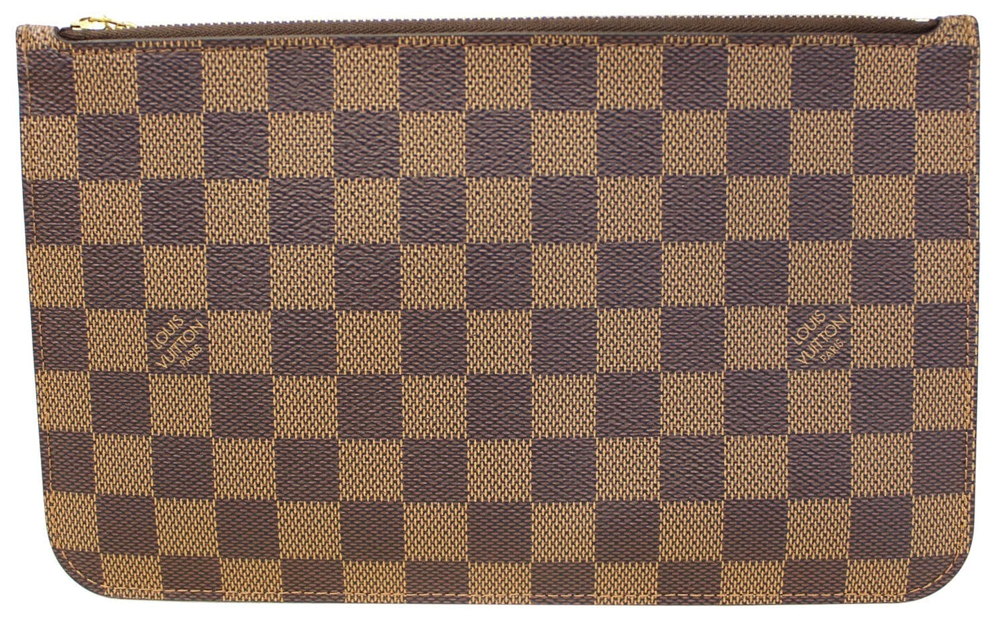 LOUIS VUITTON Damier Ebene Pochette Wristlet Pouch Neverfull MM
