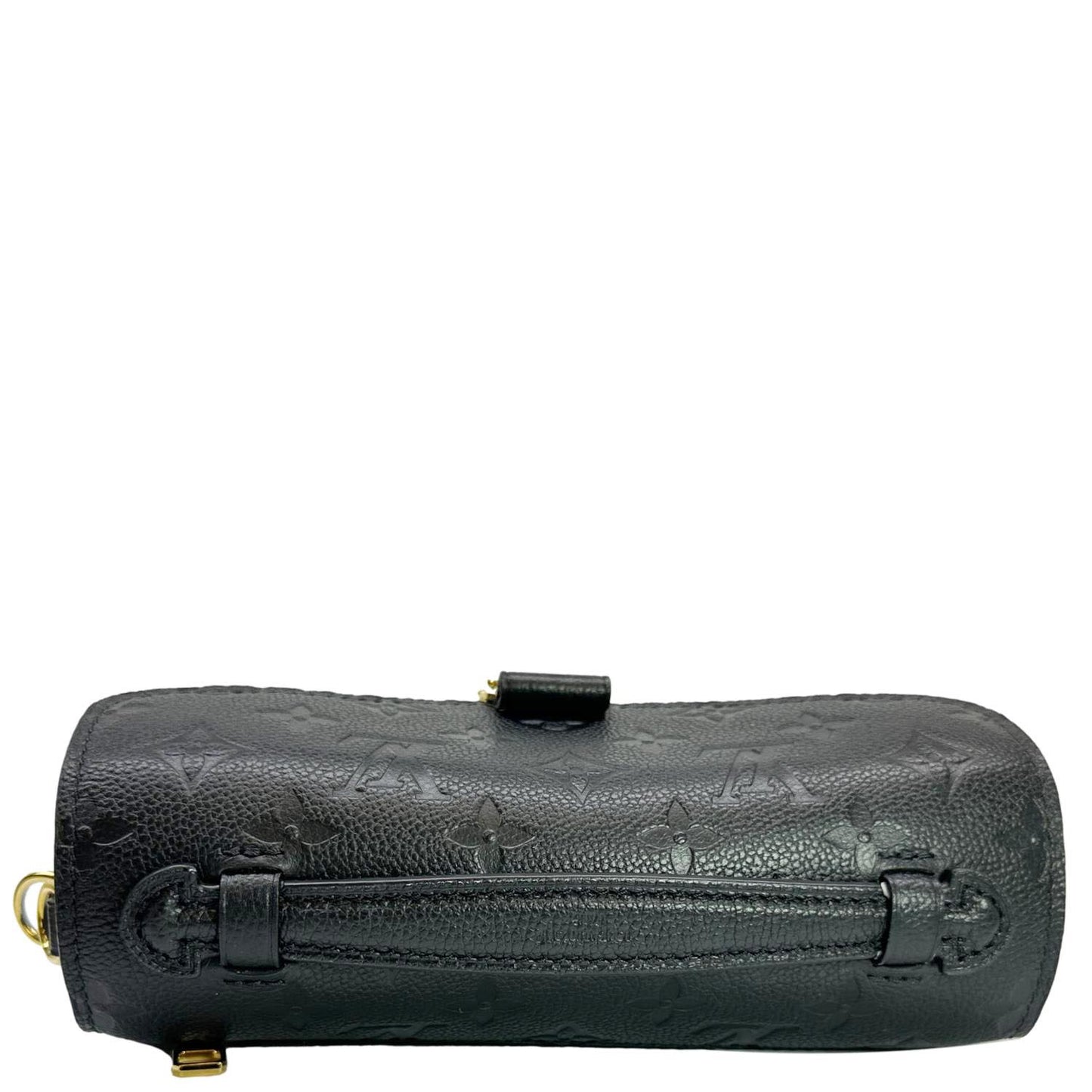 LOUIS VUITTON Metis East West Pochette Empreinte Leather Crossbody Bag Black
