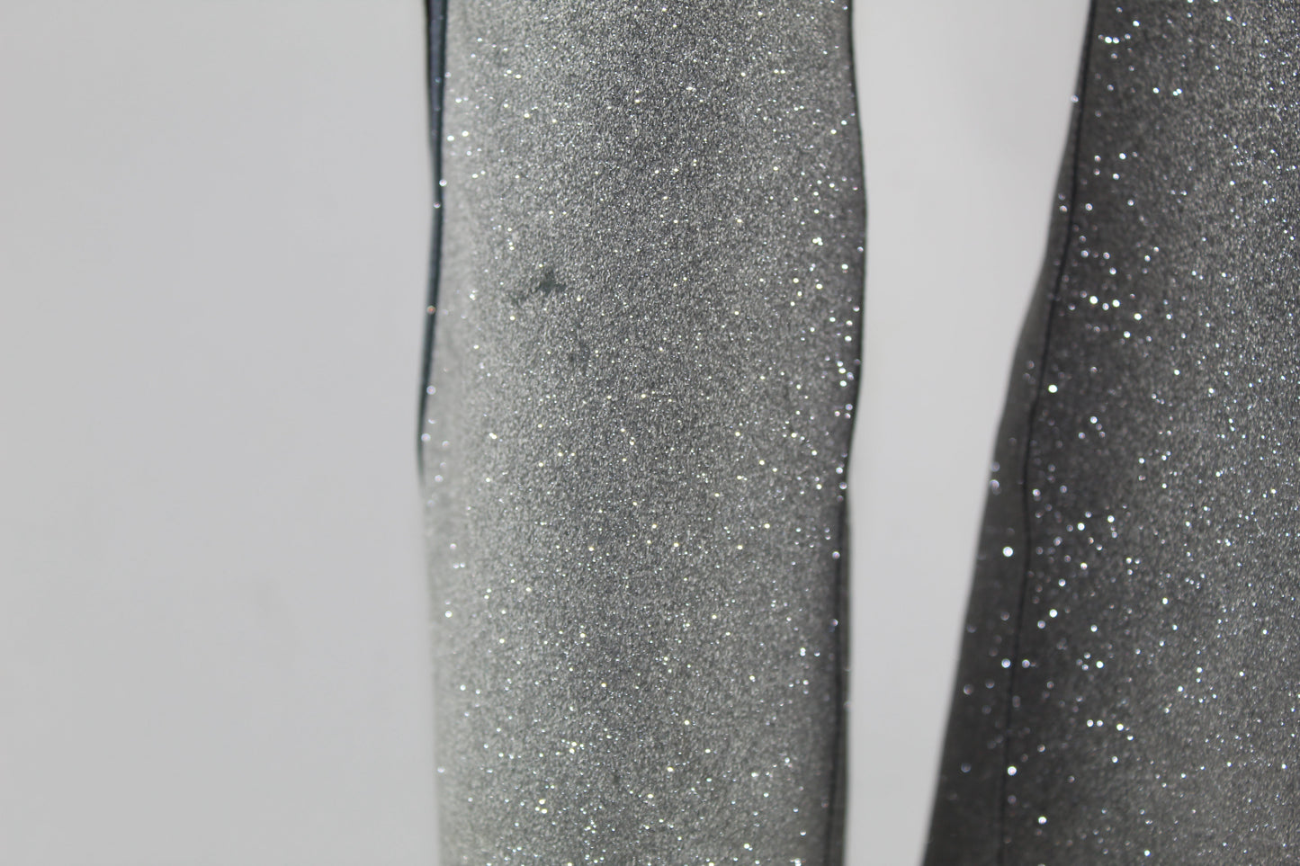 Balmain Babette Flash Glittered Leather Boots size 40.5