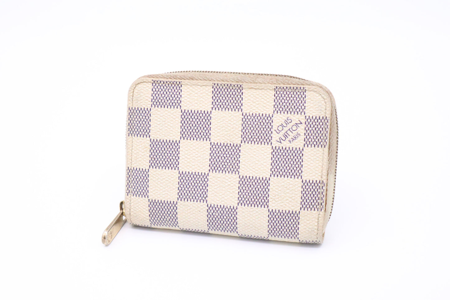Louis Vuitton Compact Zippy Wallet in Damier Azur Canvas