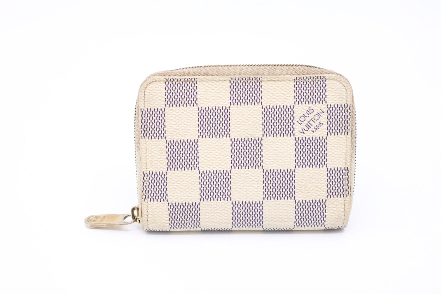 Louis Vuitton Compact Zippy Wallet in Damier Azur Canvas