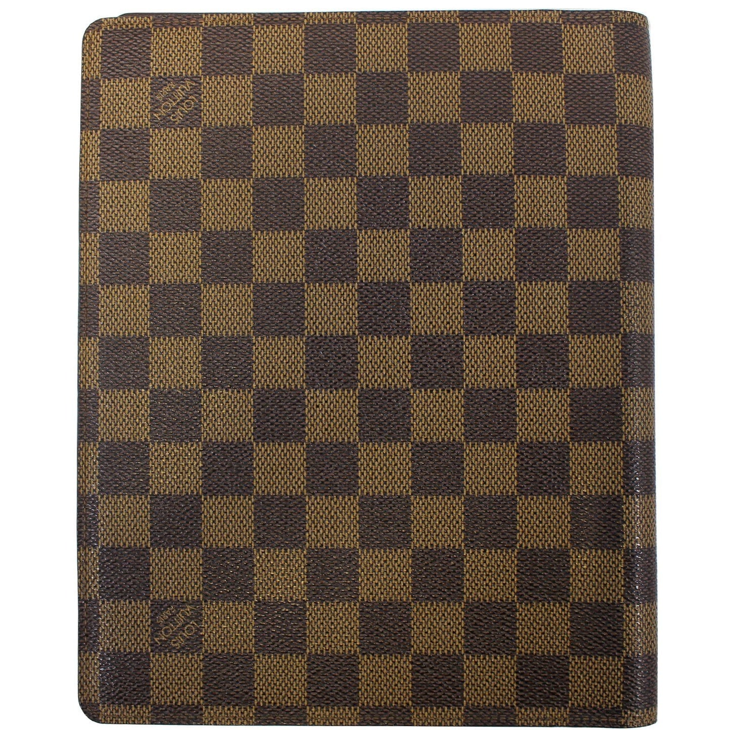 LOUIS VUITTON Agenda Bureau Damier Ebene  Note Cover