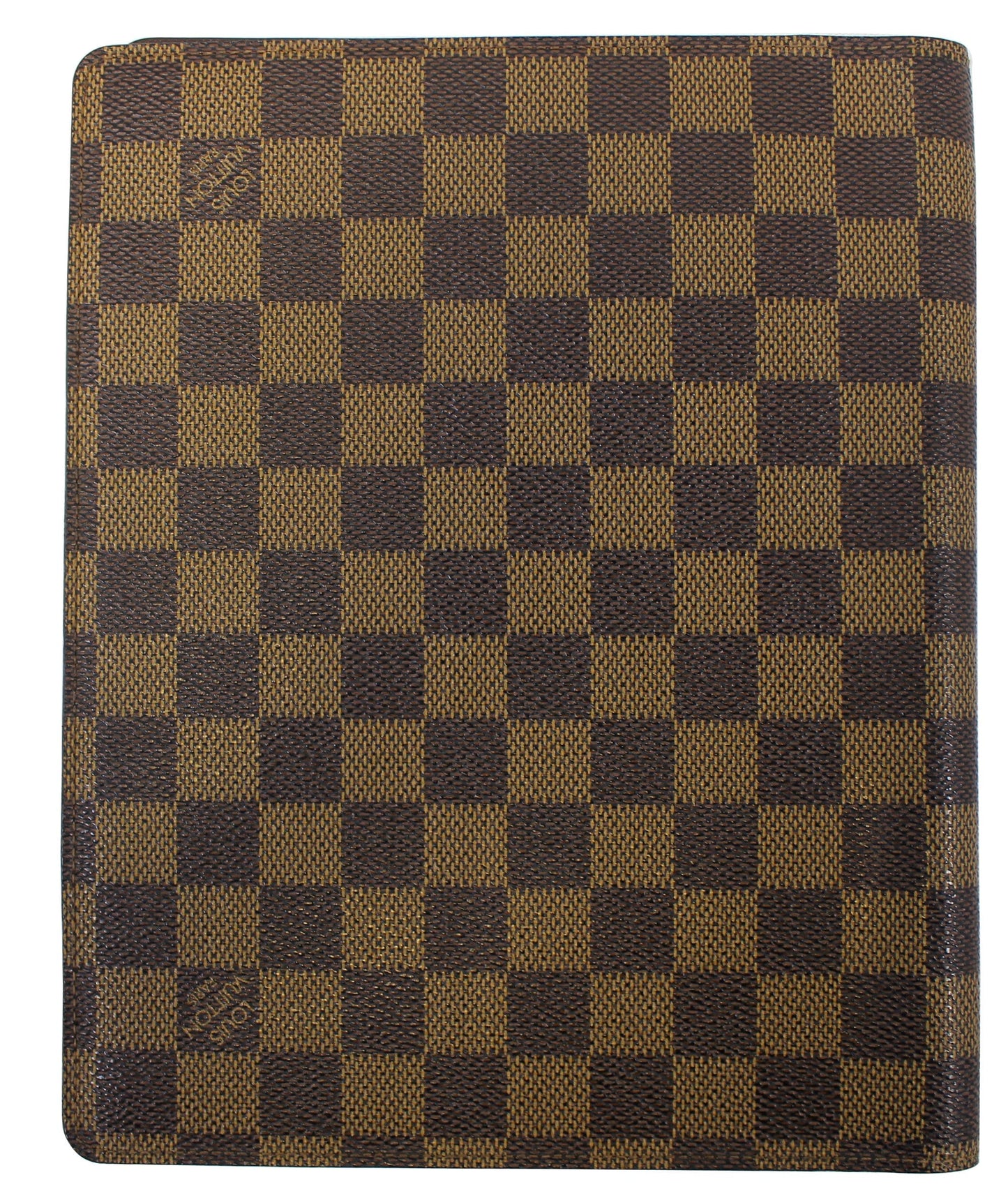 LOUIS VUITTON Agenda Bureau Damier Ebene  Note Cover