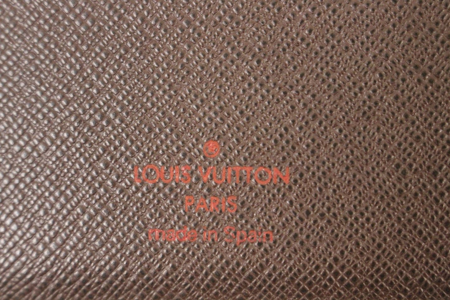 LOUIS VUITTON Agenda Bureau Damier Ebene  Note Cover