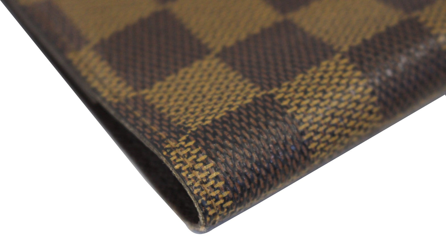 LOUIS VUITTON Agenda Bureau Damier Ebene  Note Cover
