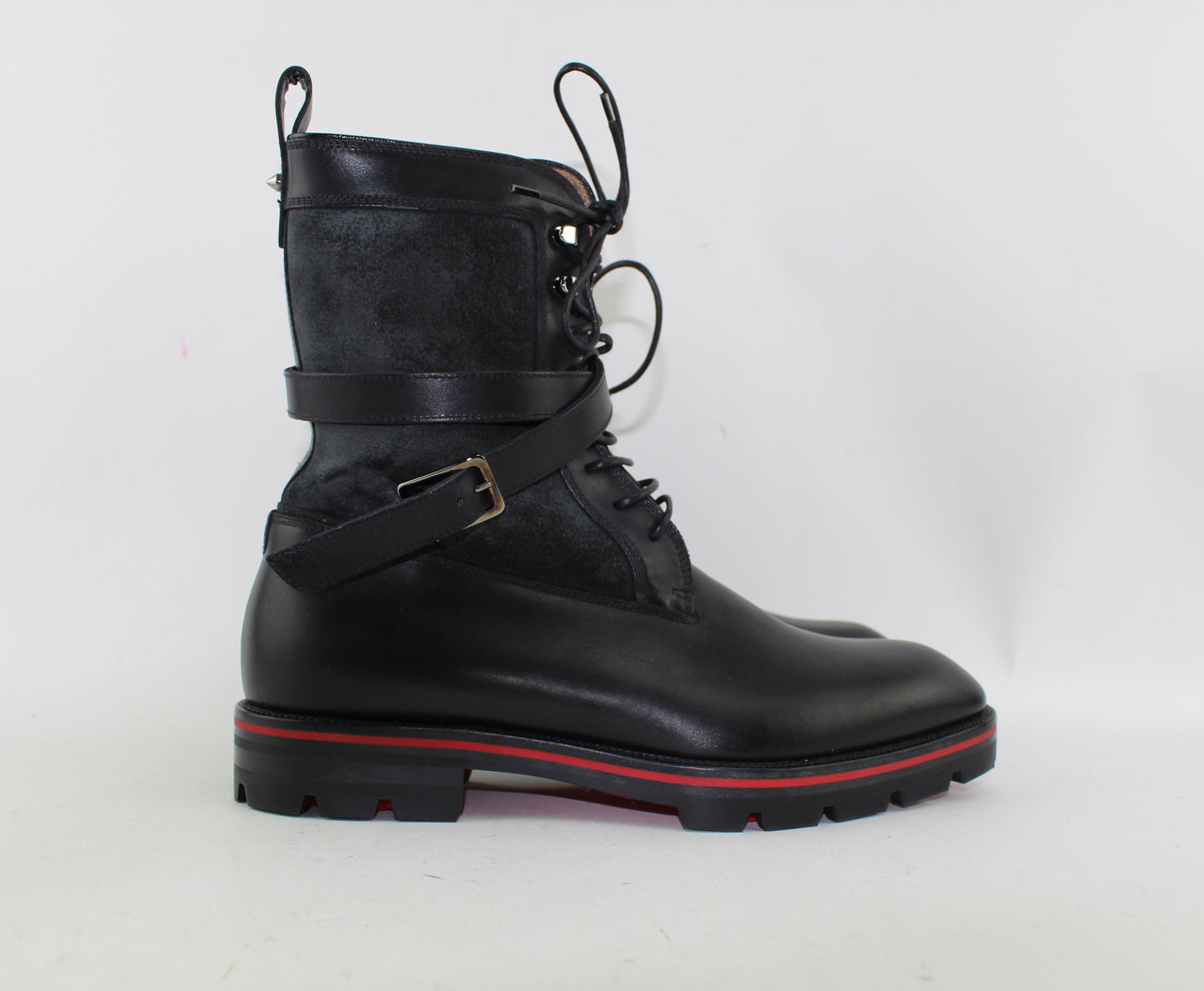 CHRISTIAN LOUBOUTIN MEN'S SAFACROC FLAT SIZE 39