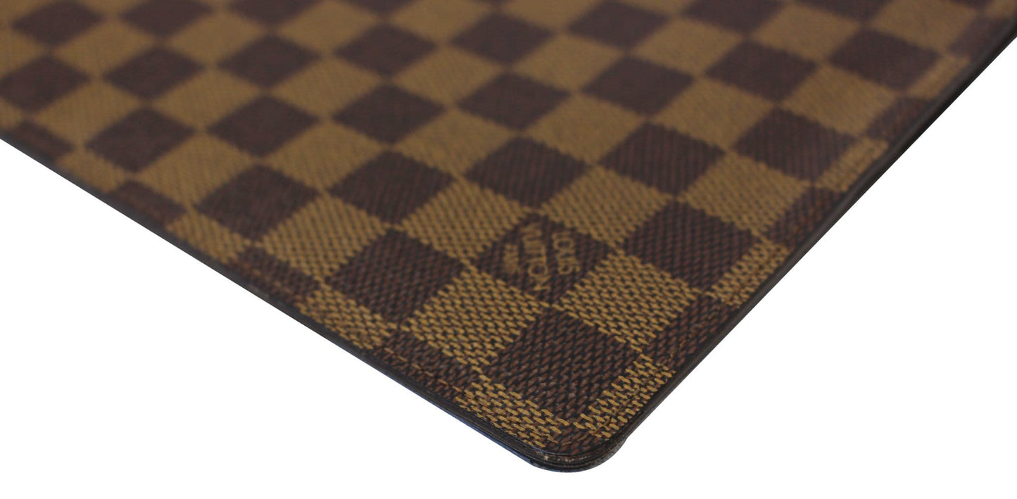 LOUIS VUITTON Agenda Bureau Damier Ebene  Note Cover
