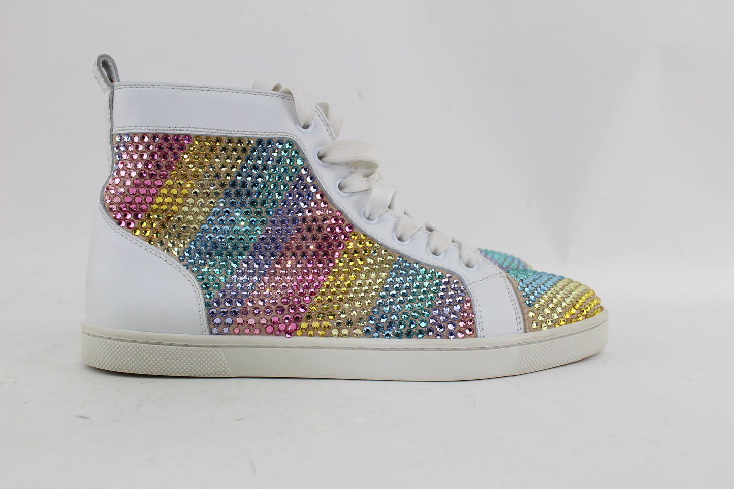 CHRISTIAN LOUBOUTIN RAINBOWBIP SNEAKERS SIZE 36.5