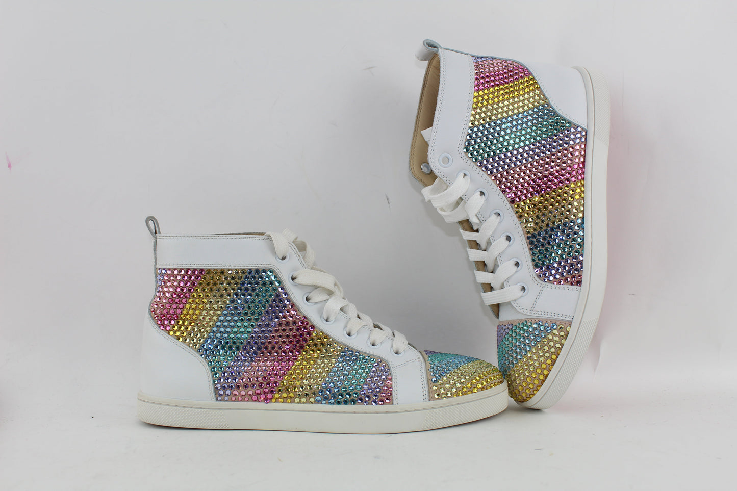 CHRISTIAN LOUBOUTIN RAINBOWBIP SNEAKERS SIZE 36.5