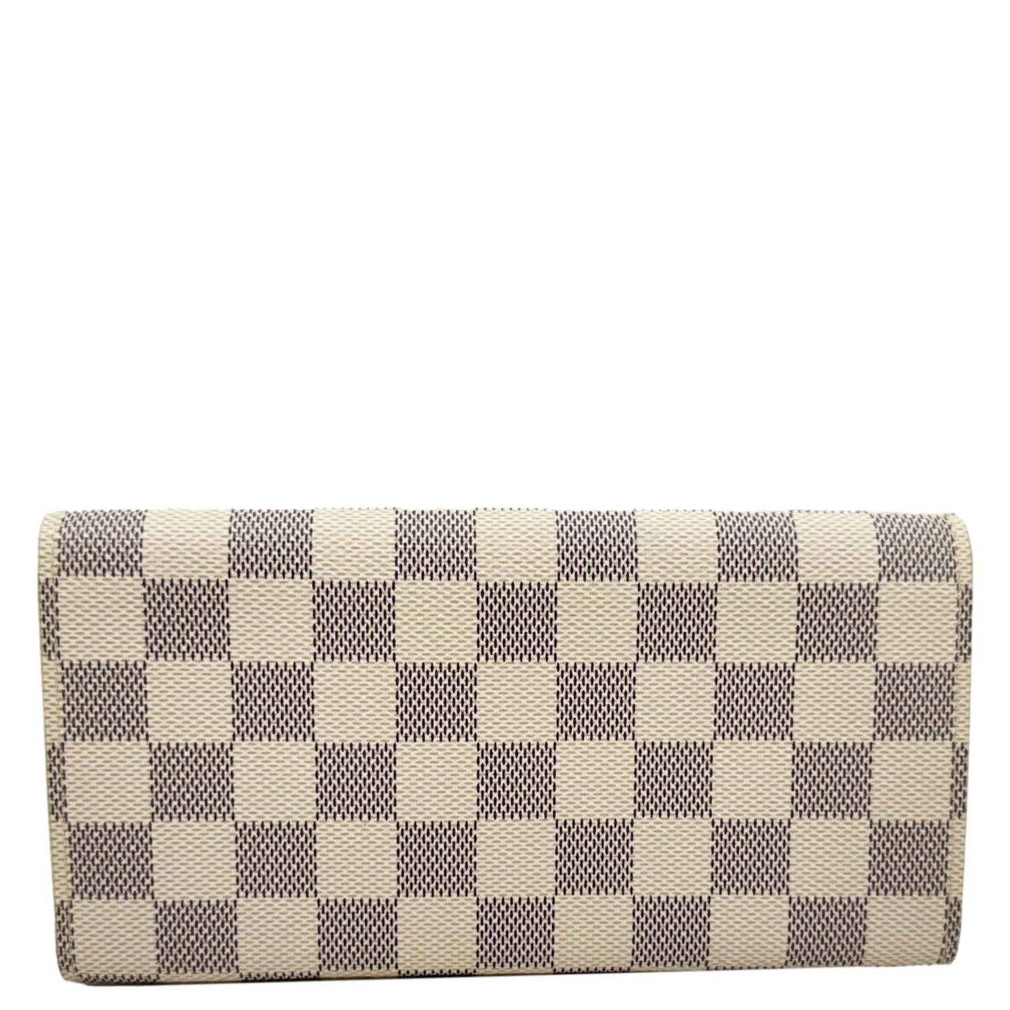 LOUIS VUITTON Emilie Damier Azur Wallet Rose Ballerine