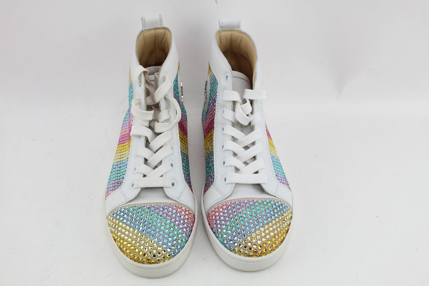 CHRISTIAN LOUBOUTIN RAINBOWBIP SNEAKERS SIZE 36.5