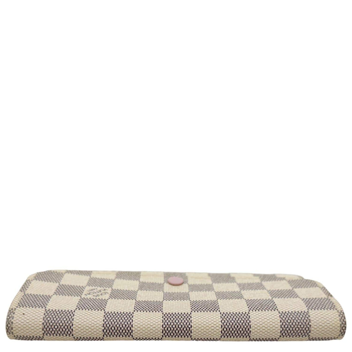 LOUIS VUITTON Emilie Damier Azur Wallet Rose Ballerine