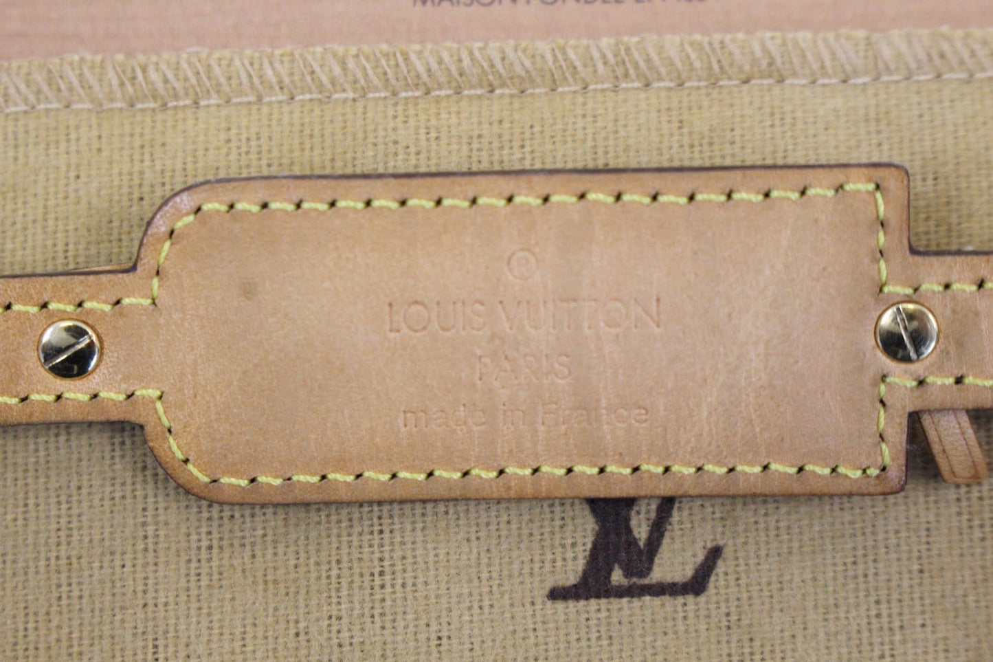 LOUIS VUITTON Monogram Canvas Porto Address Bracelet Size 8 - Last Call
