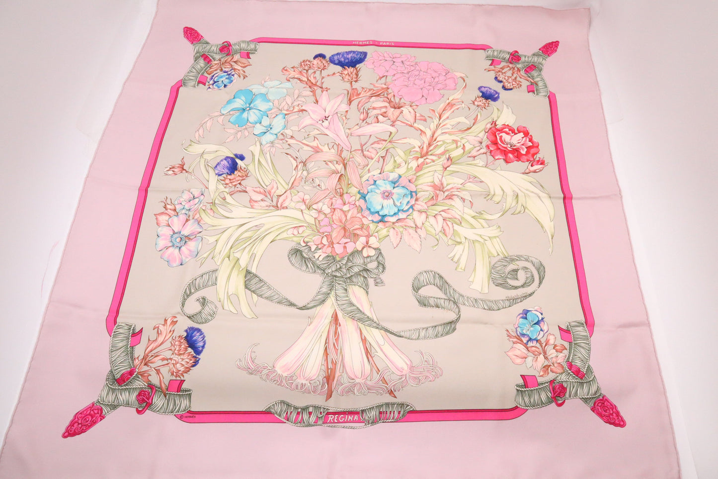 Hermes Regina Carre in Silk