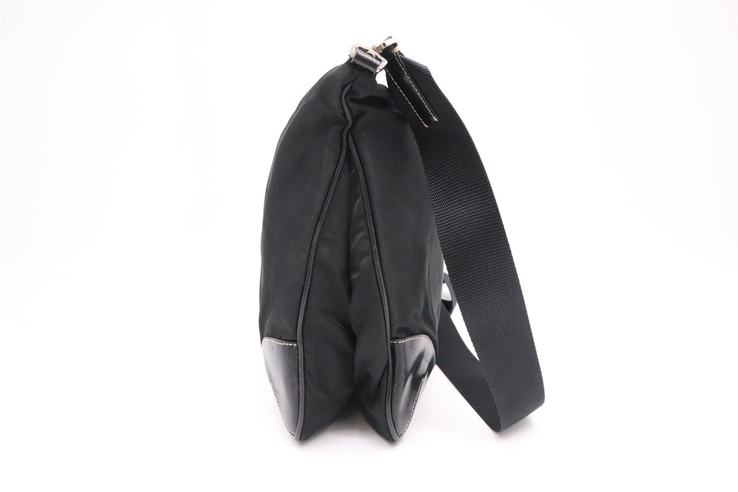 Prada Square Crossbody in Black Nylon