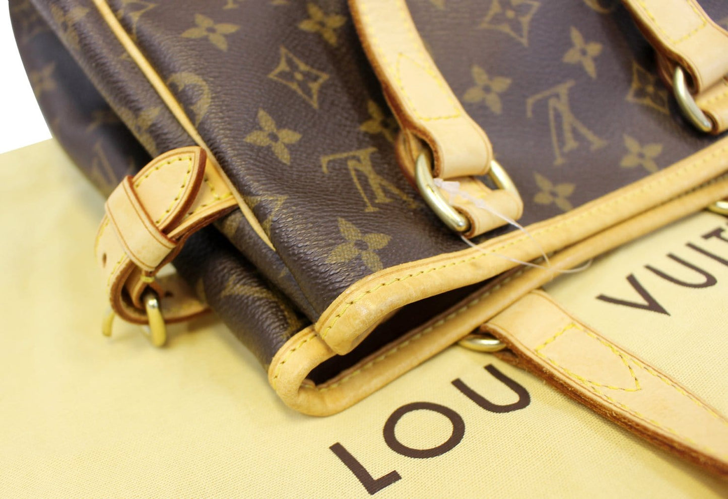 LOUIS VUITTON Batignolles Vertical Monogram Canvas  Tote Handbag