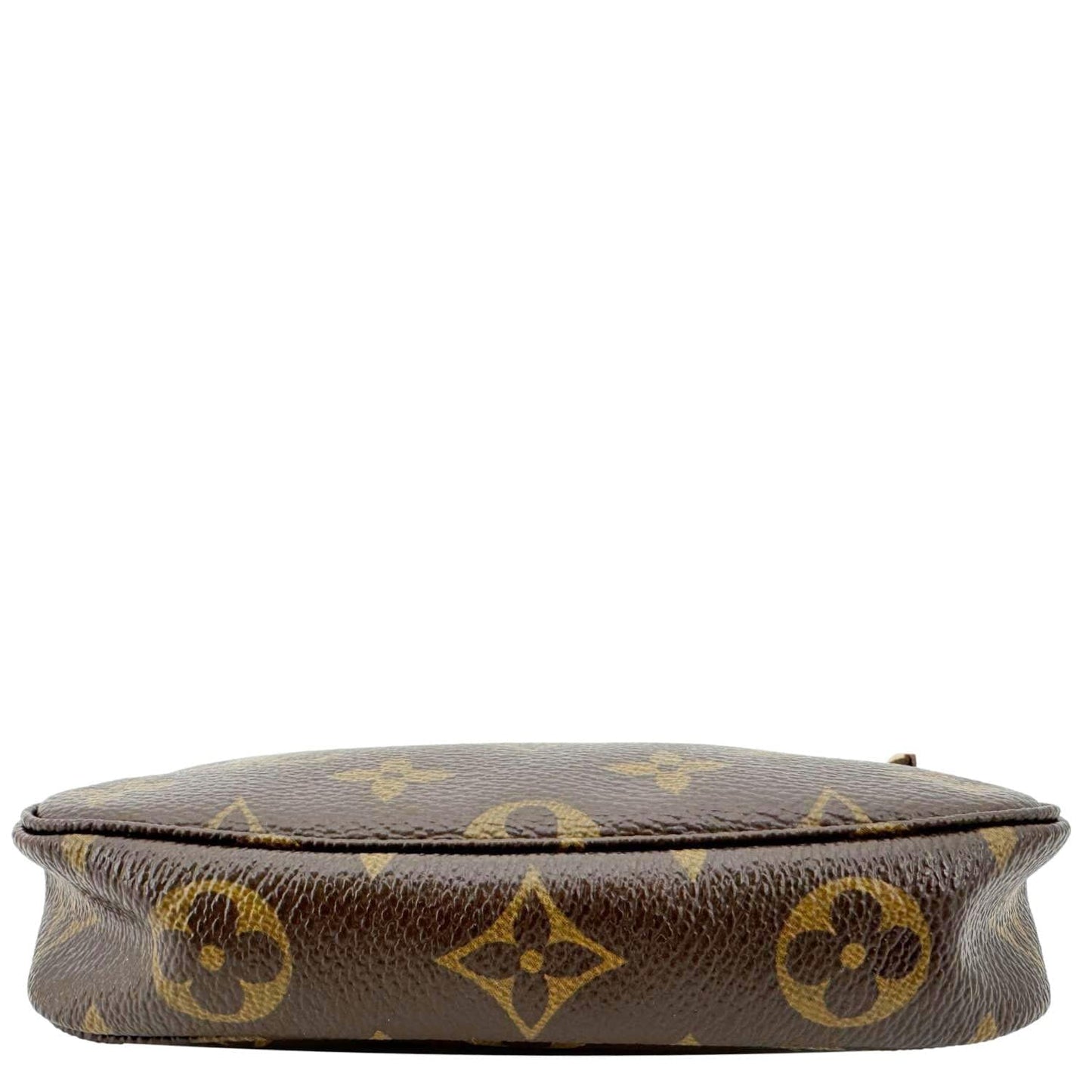 LOUIS VUITTON Multi Pochette Accessoires Monogram Canvas Wristlet Brown