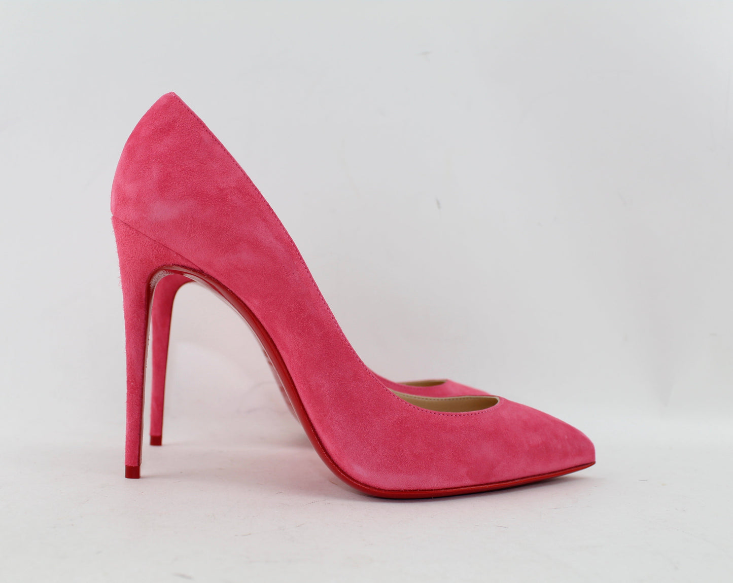 CHRISTIAN LOUBOUTIN PIGALLE FOLLIES 100 VEAU VELOURS SIZE 38.5