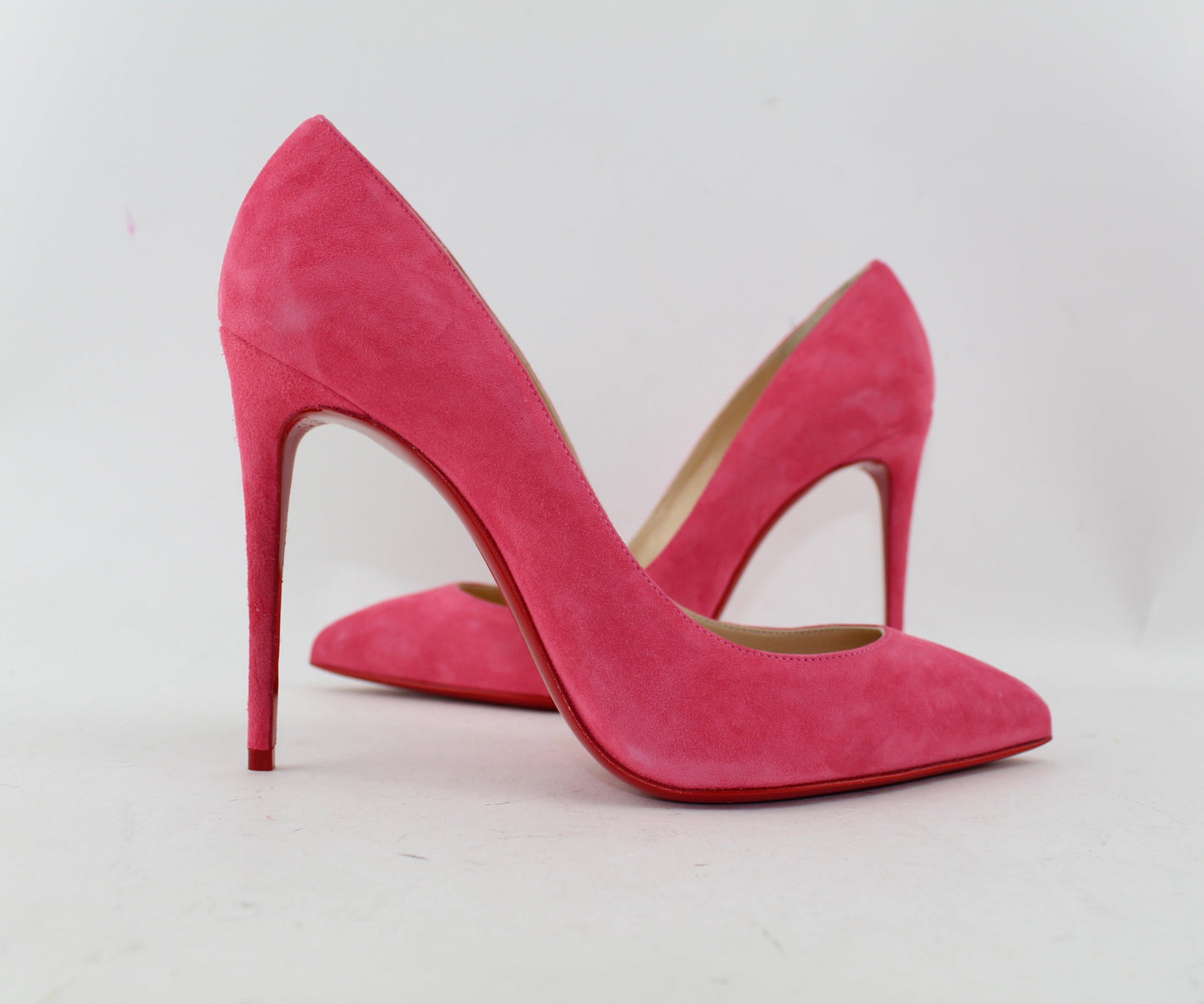 CHRISTIAN LOUBOUTIN PIGALLE FOLLIES 100 VEAU VELOURS SIZE 38.5