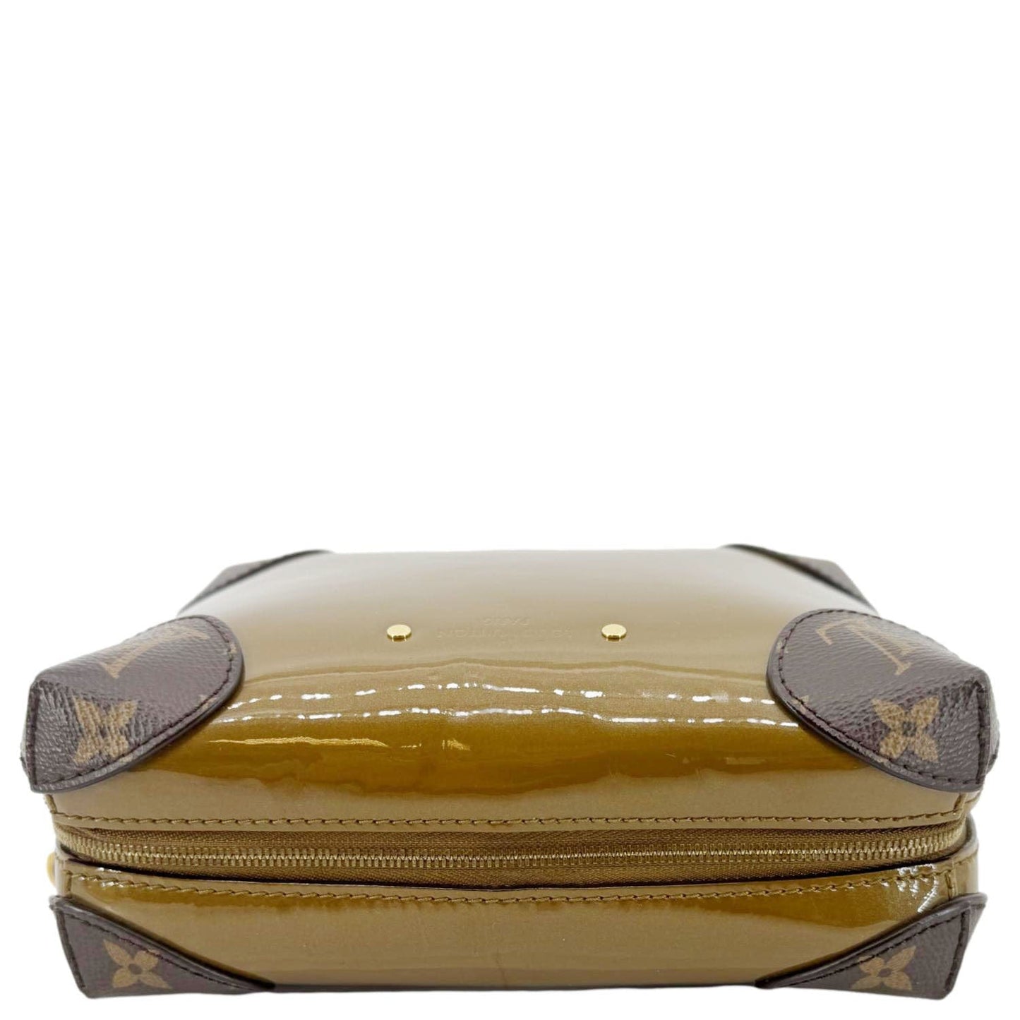 LOUIS VUITTON Venice Monogram Vernis Leather Shoulder Bag Bronze