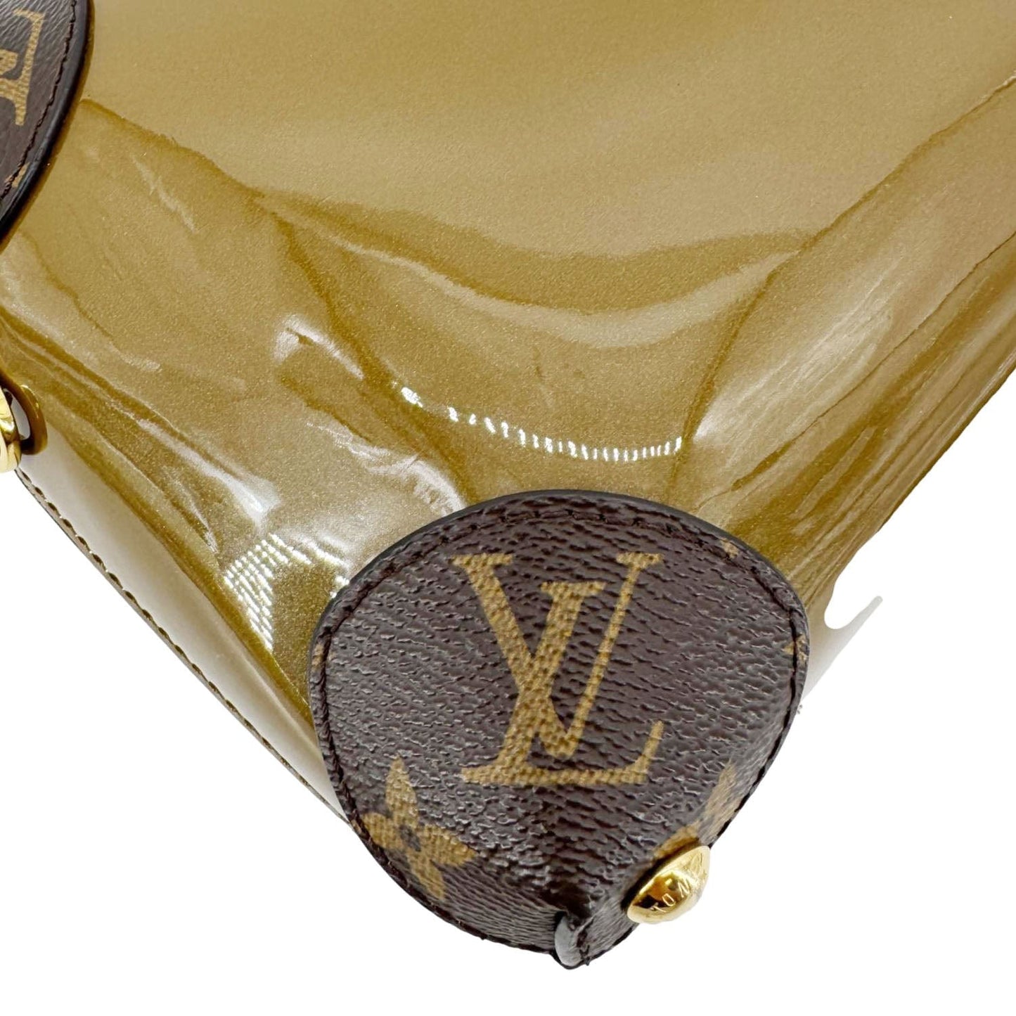 LOUIS VUITTON Venice Monogram Vernis Leather Shoulder Bag Bronze