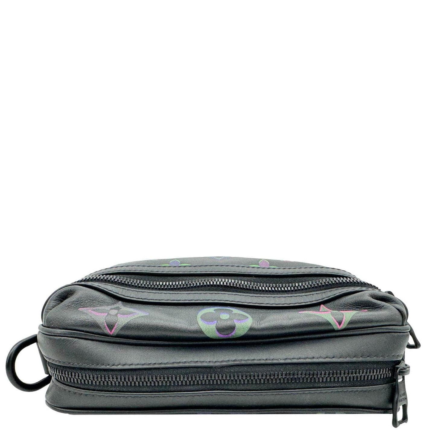 LOUIS VUITTON Comet PM Spotlight Monogram Giant Leather Messenger Bag Black