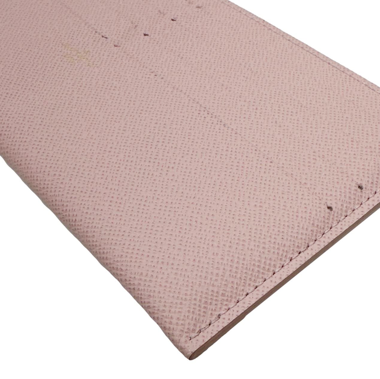LOUIS VUITTON Felicie Calfskin Leather Insert Card Holder Rose Poudre