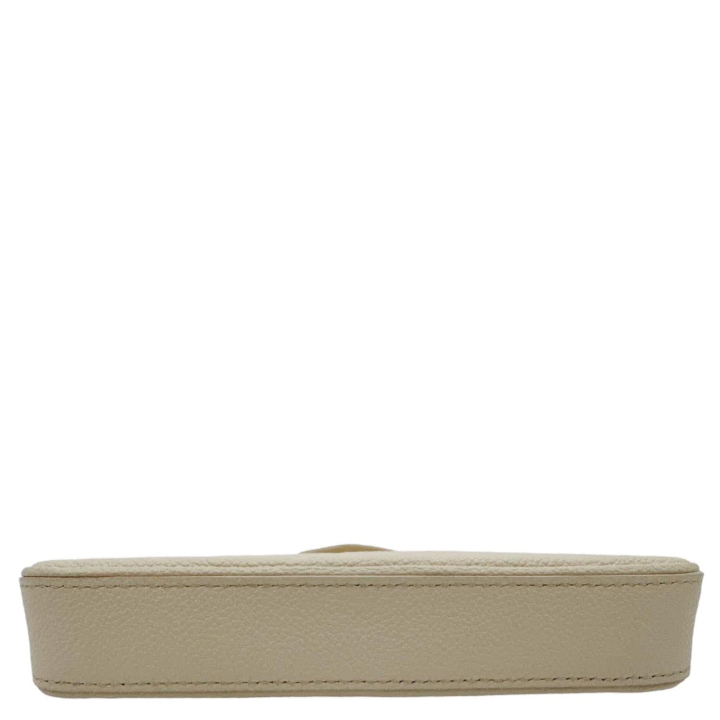 LOUIS VUITTON Easy Pouch On Strap Empreinte Leather Shoulder Bag Pouch Cream