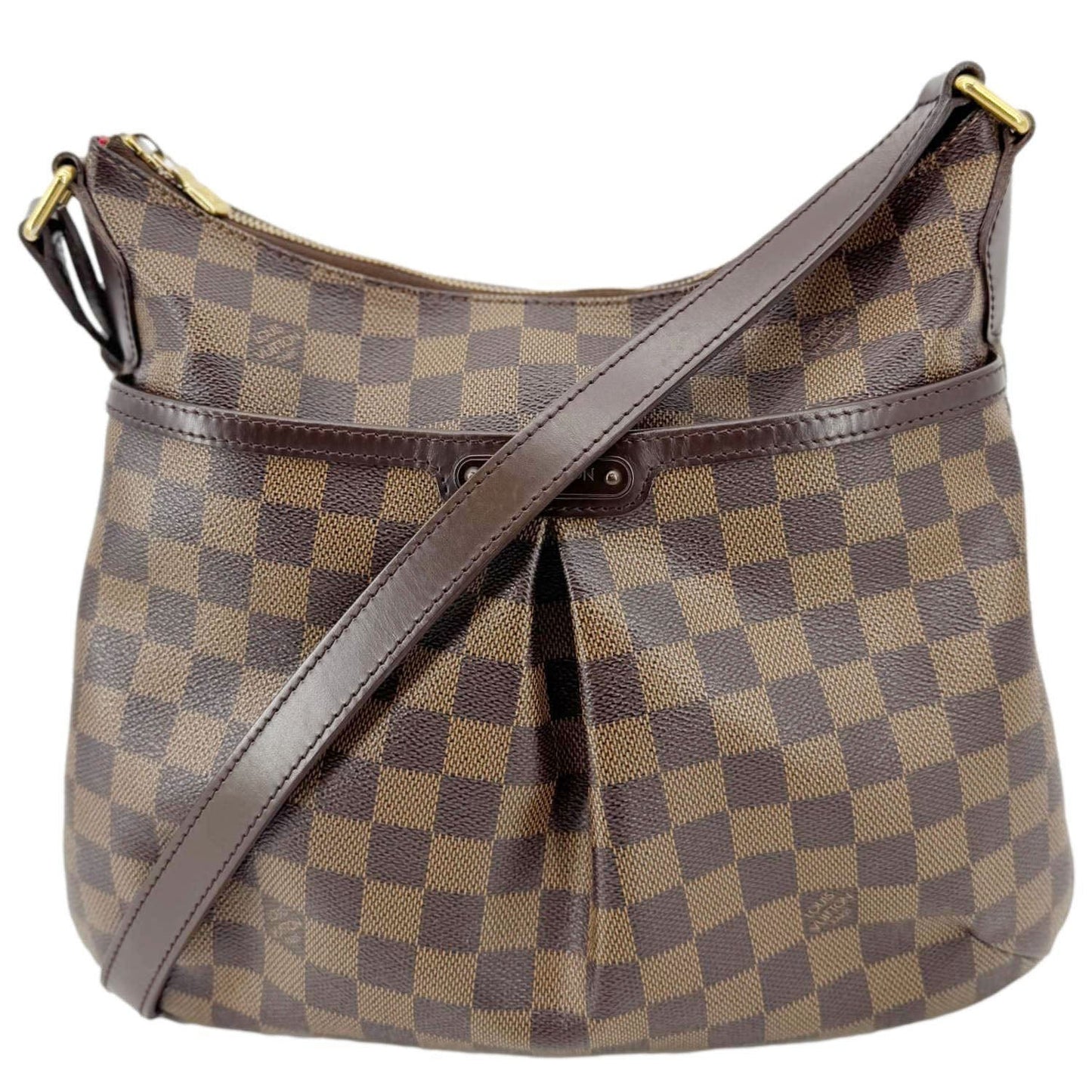 LOUIS VUITTON Bloomsbury PM Damier Ebene Crossbody Bag Brown
