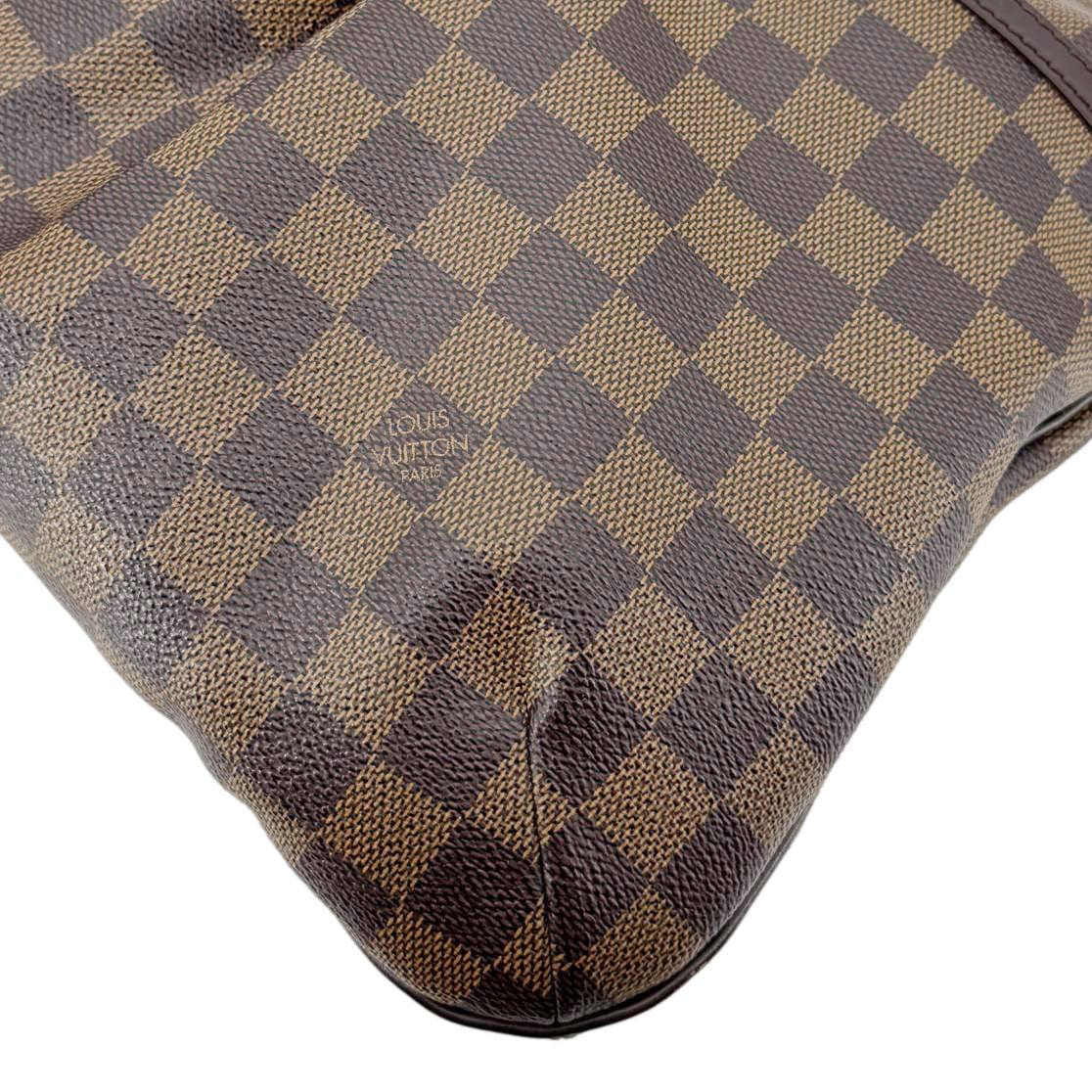 LOUIS VUITTON Bloomsbury PM Damier Ebene Crossbody Bag Brown