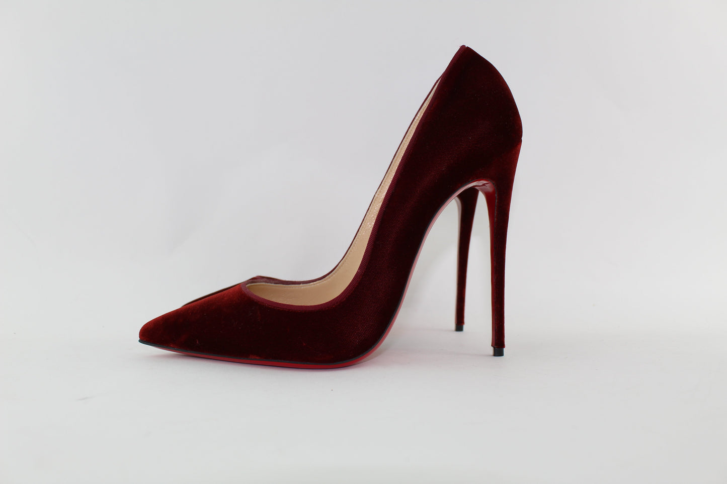 CHRISTIAN LOUBOUTIN SO KATE 120mm VELVET SIZE 40.5