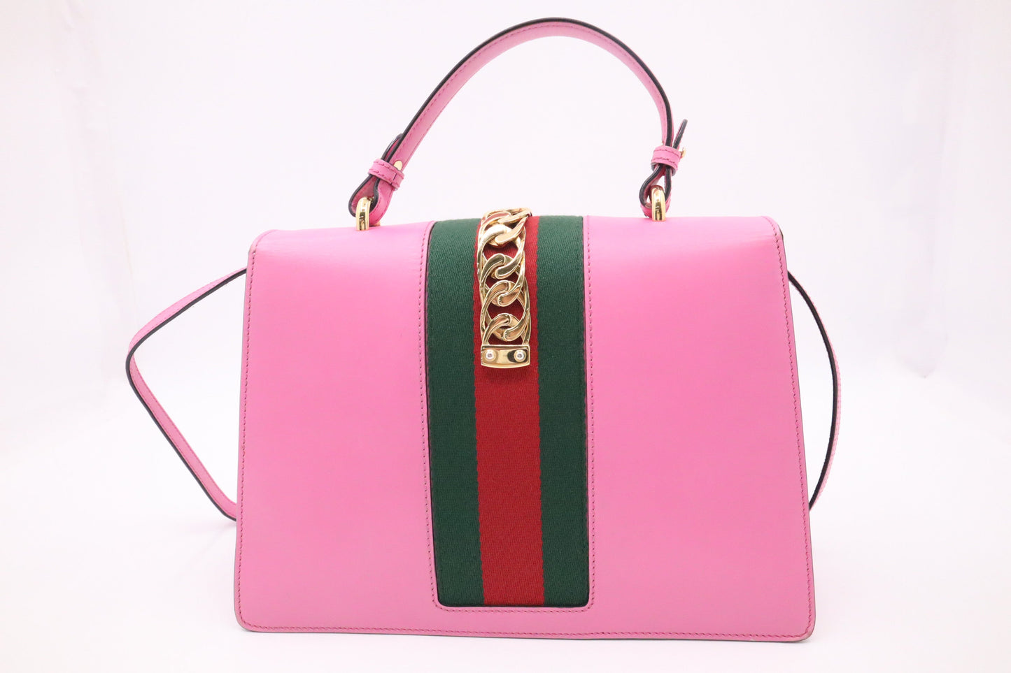Gucci Slyvie Large in Pink Leather
