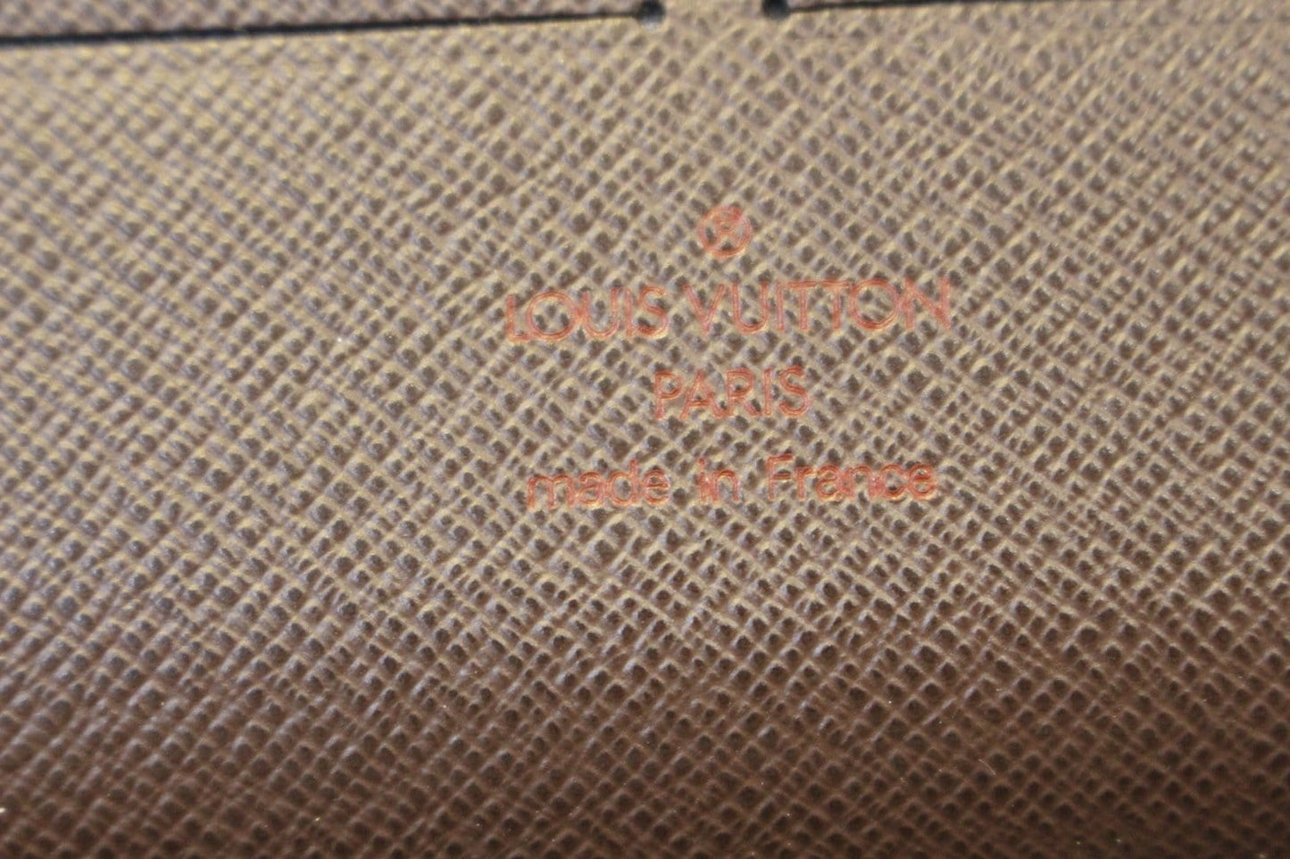 LOUIS VUITTON Damier Ebene Zippy Long Wallet