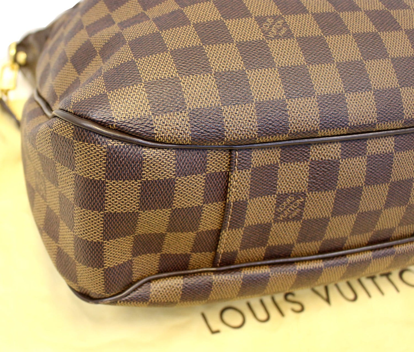 LOUIS VUITTON Evora MM Damier Ebene Tote Shoulder Bag