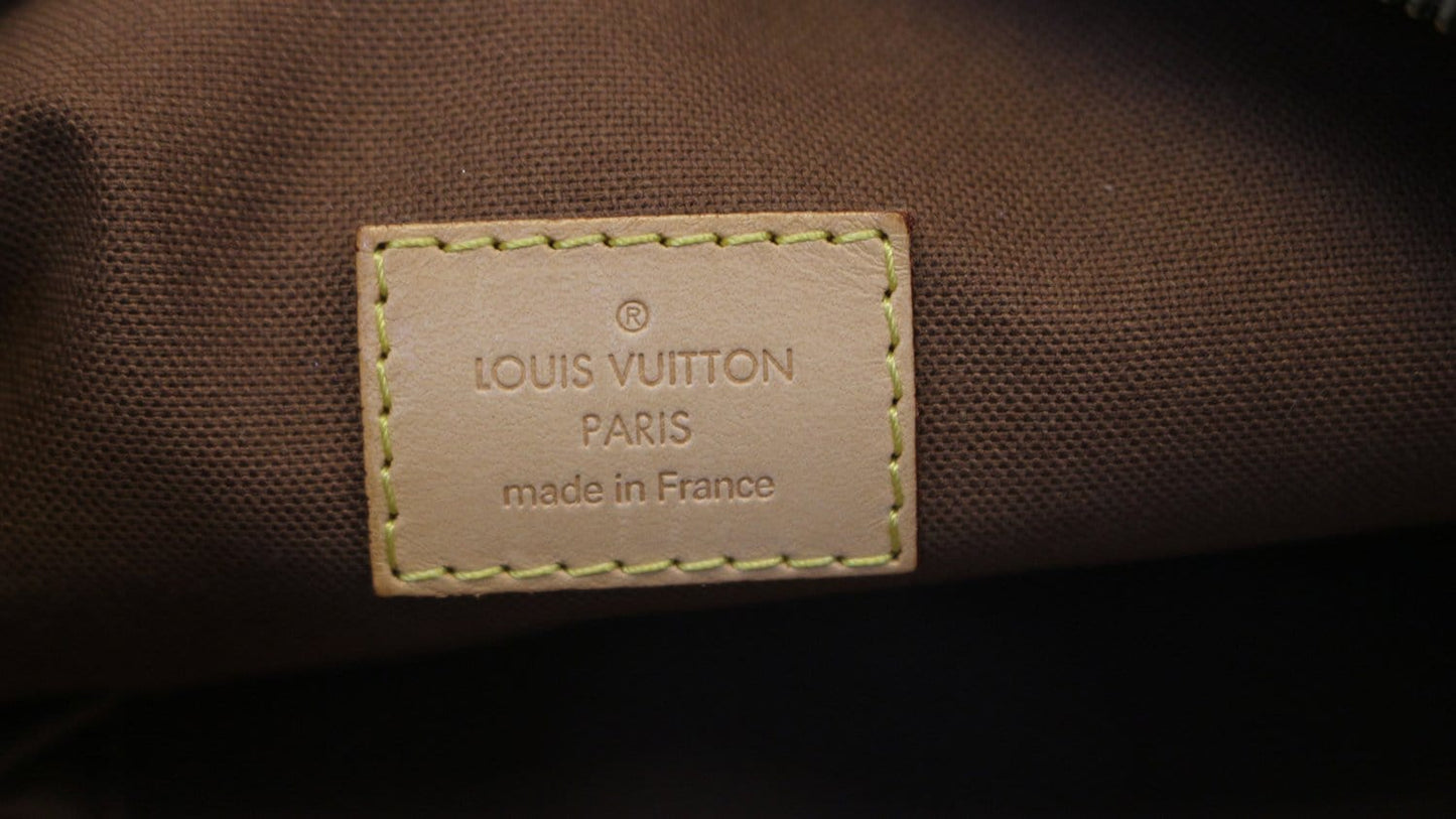 LOUIS VUITTON Monogram Canvas Odeon MM Crossbody Bag