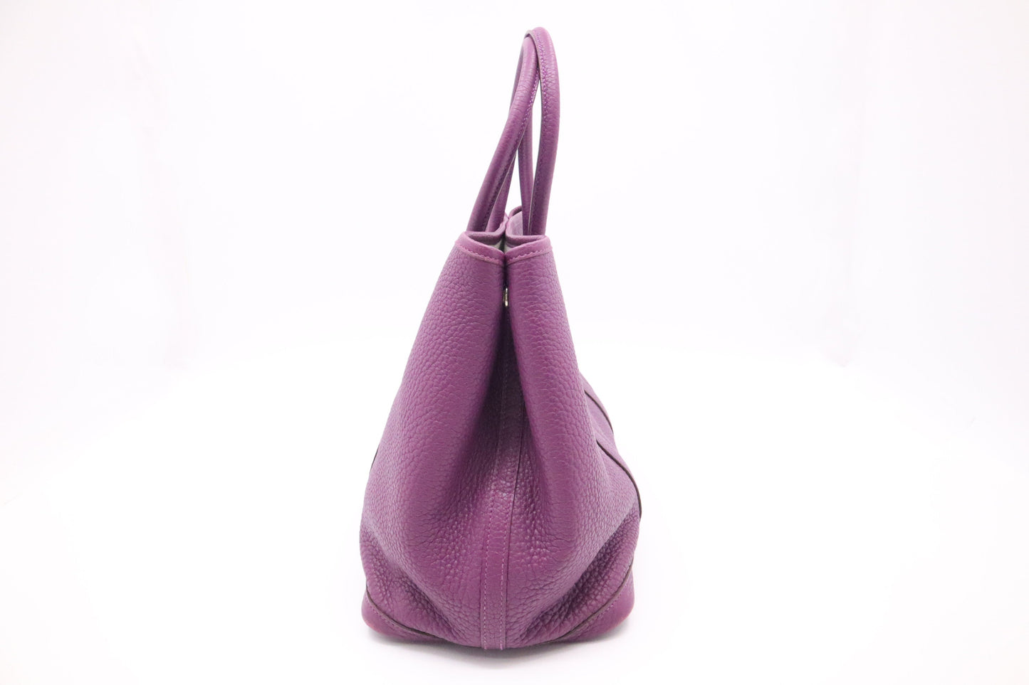 Hermes Garden Party 36 in Purple Leather