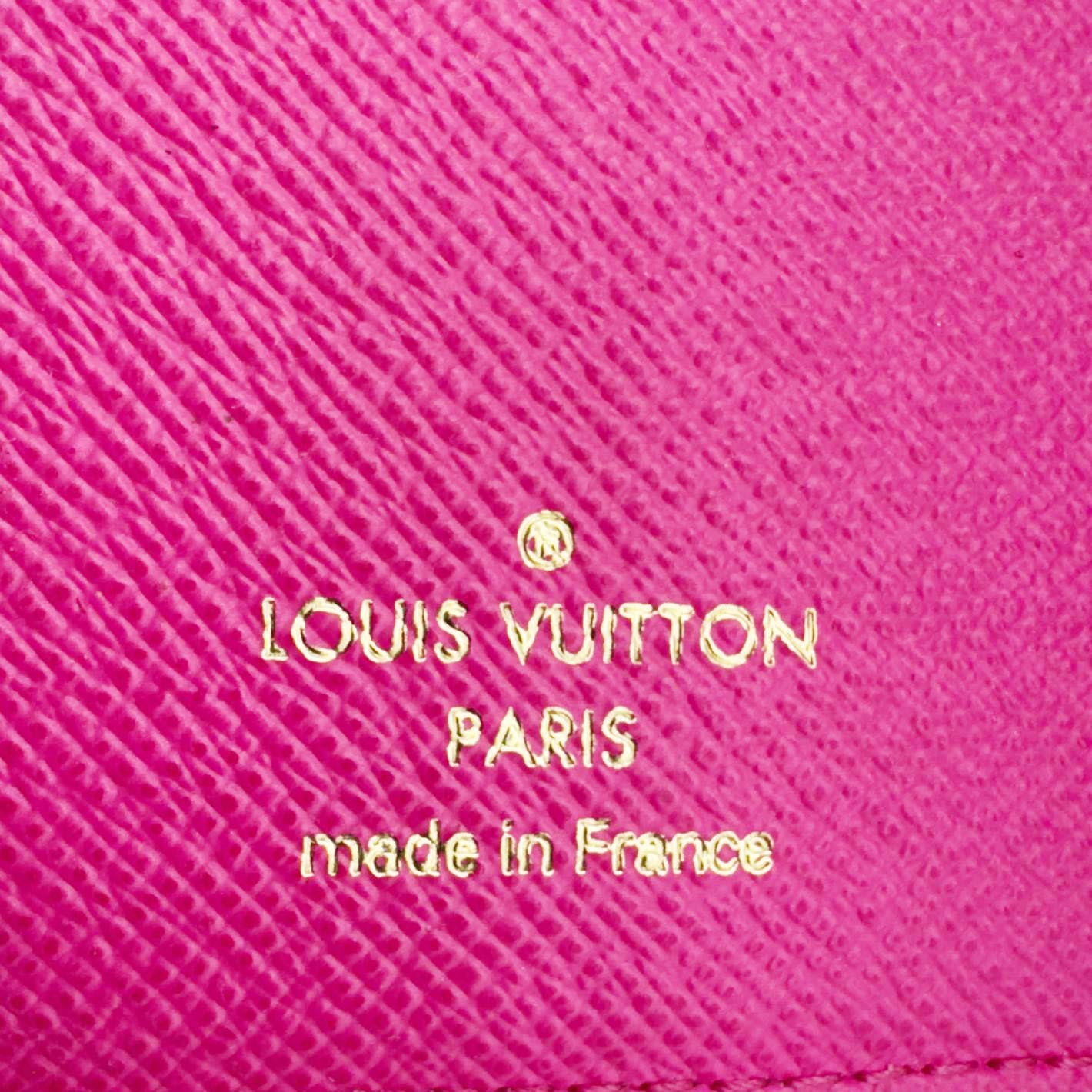 LOUIS VUITTON Lou Fall for You Monogram Canvas Wallet Fuchsia