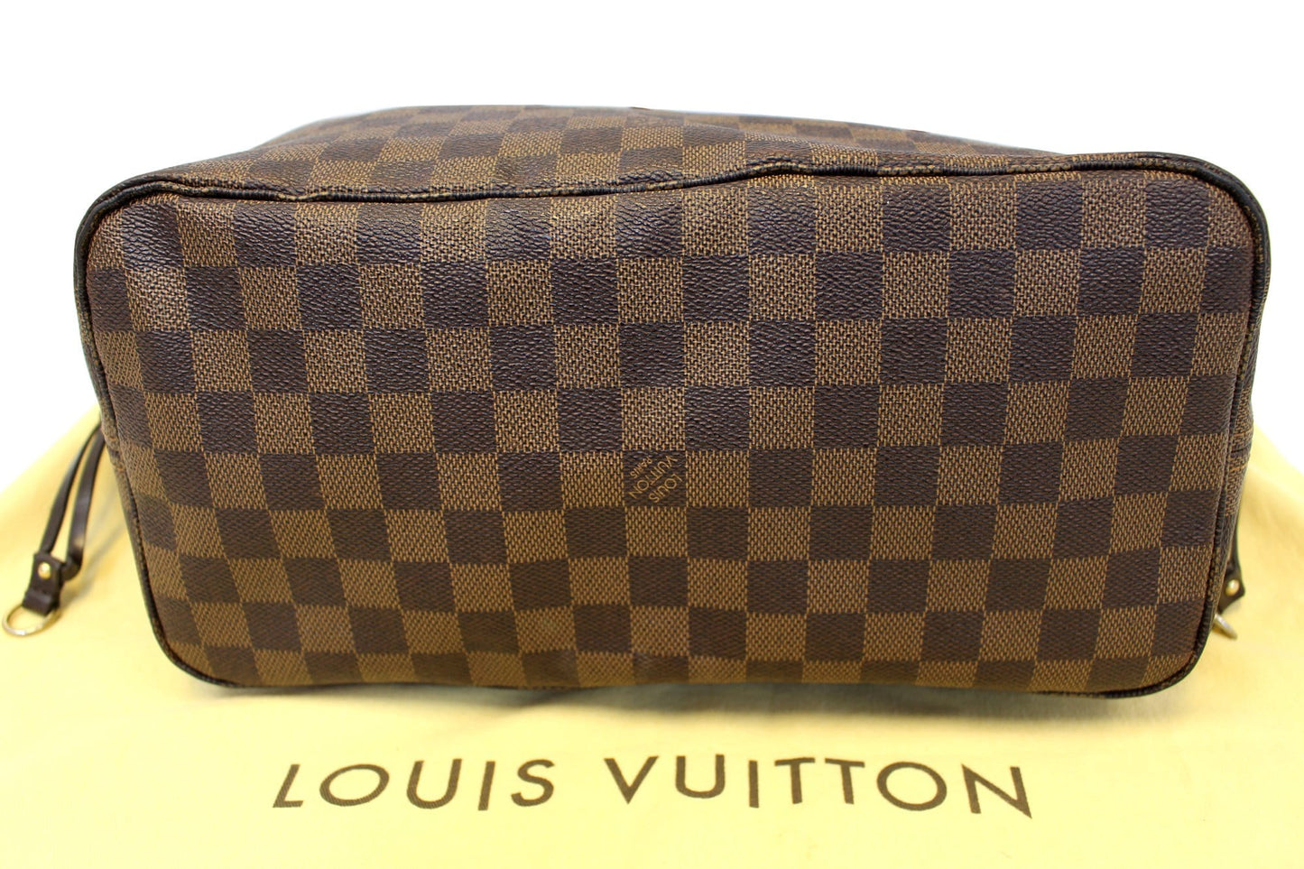 LOUIS VUITTON Neverfull MM Damier Ebene  Tote Shoulder Bag