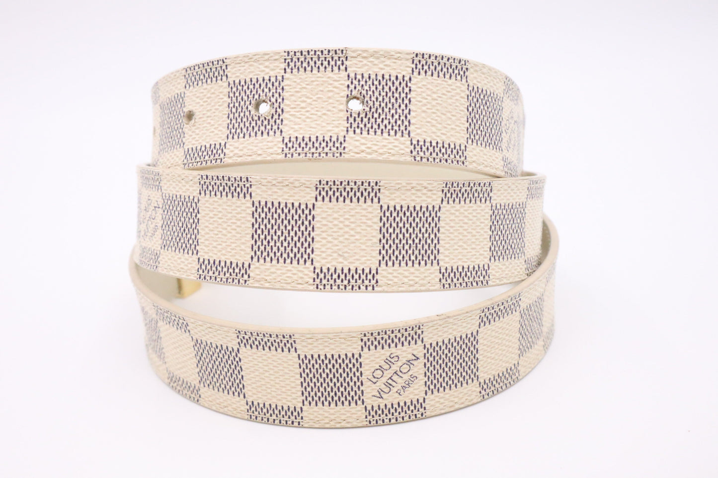Louis Vuitton Belt in Damier Azur Canvas